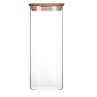 pebbly Vorratsglas mit Bambusdeckel 2.2 l