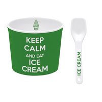 EasyLife Eisbecher Keep Calm grün