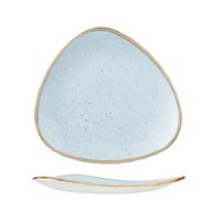 Churchill Stonecast Duck Egg Blue Triangel Teller flach 31.1cm