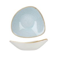 Churchill Stonecast Duck Egg Blue Triangel Teller tief 18.5cm