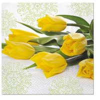 PAW Servietten Tulpen