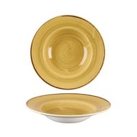 Churchill Stonecast Mustard Yellow Teller tief Fahne 28cm