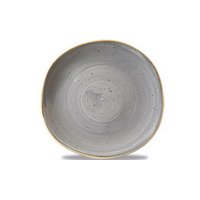 Churchill Stonecast Peppercorn Grey Organic Teller flach 26.4cm