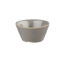 Churchill Stonecast Peppercorn Grey Saucenschale 9cl D8cm H4.4cm