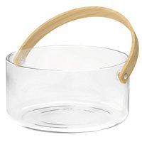 Nuts Servierschale mit Henkel transparent