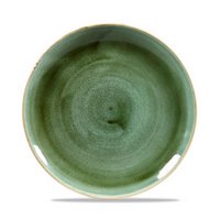 Churchill Stonecast Samphire Green Coupe Teller 21.7cm