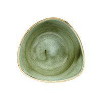 Churchill Stonecast Samphire Green Triangel Teller tief 18.5cm 37cl