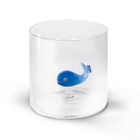 EasyLife Trinkglas Walfisch blau