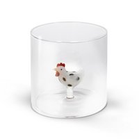 EasyLife Trinkglas Weisses Huhn