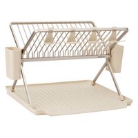 BRABANTIA Abtropfständer gross faltbar SinkSide soft beige