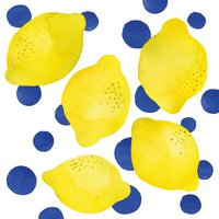 PPD Servietten Lemon Dots