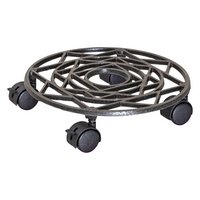 WAGNER Rolluntersetzer 285 mm antik design Gusseisen nickel-matt