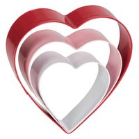 PATISSE Ausstechformen Herz bunt