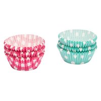 PATISSE Papierförmchen Mini pink türkis 3cm