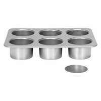 PATISSE Cheesecake-Form mit losem Boden 6-teilig Silver-Top