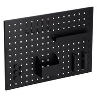 ZELLER Magnet Memobord Metall schwarz