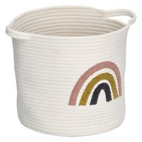 ZELLER Aufbewahrungskorb Rainbow weiss