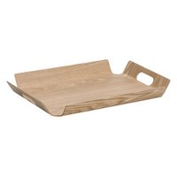 ZELLER Serviertablett Holz Eichenfurnier