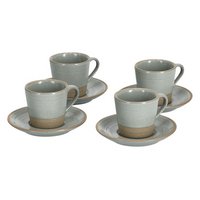 ZELLER Espressotassen Set Steingut