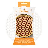 DECORA Deko-Gitterstanze für Tartes-Linzertorten Classic ø 30 cm