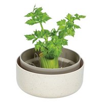 PLASTIA Keimsprosskit Urbalive für Microgreens elfenbein kaffee