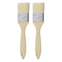 KISAG Backpinsel Set Profi 2 Stück 22x5 cm Kunststoff Naturborsten Edelstahl