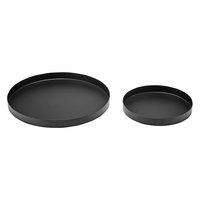 TEMPA Serviertablett 2er Set Aurora black matt