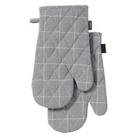 LADELLE Ofenhandschuh Eco Check grey