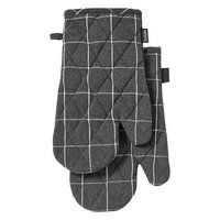 LADELLE Ofenhandschuh Eco Check charcoal