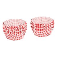 PATISSE Papierförmchen rot weiss kariert Vichy 5cm