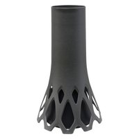 PLASTIA Vase Roseta mit Sockelgewicht anthrazit 1.3 l