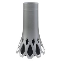PLASTIA Vase Roseta mit Sockelgewicht silber 1.3 l