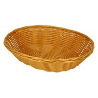 METALTEX Brotkorb oval PP Metalldraht beige
