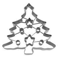 STÄDTER Ausstecher Tannenbaum 8x7.5x2.5 cm mit Ausstanzungen