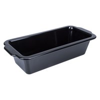 STÄDTER Brotbackform Emaille 26x11.5x7.5 cm schwarz We love baking