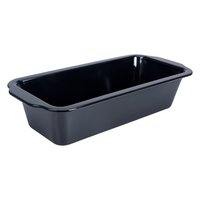 STÄDTER Brotbackform Emaille 30x13x8 cm schwarz We love baking
