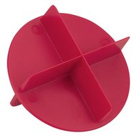 STÄDTER Brötchenstempel Laugenbrötchen ø 7.5x2 cm rot