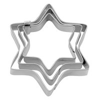 STÄDTER Terrassen-Ausstecher Stern ø 3 / 4 / 5 cm