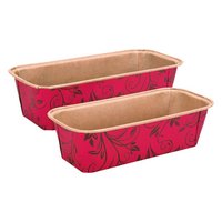 STÄDTER Papier Backform Kastenform Mini rot