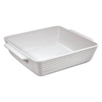 KÜCHENPROFI Gratinform Burgund quadratisch 24 cm weiss