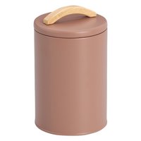 ZELLER Vorratsdose 1300 ml Metall mocca