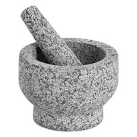 ZELLER Mörser mit Stössel Granit grau