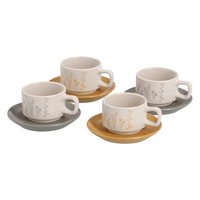 ZELLER Espressotassen Set Flowers