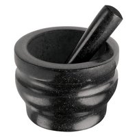 COLE MASON Mörser mit Stössel Granit schwarz