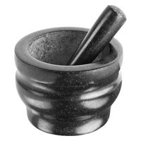 COLE MASON Mörser mit Stössel Granit schwarz