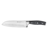 RÖSLE Santokumesser Wolfgrey mit Griff Pakka