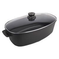 GASTROLUX Bräter mit Glasdeckel BiotanInduktion 46x26x13 cm