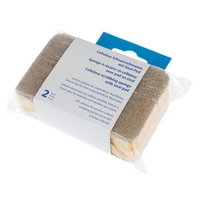 EBNAT Scheuerschwamm Cellulose mit Sisal Pad gelb