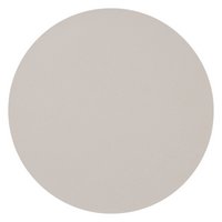 ZELLER Tischset rund Kunstleder beige