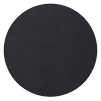 ZELLER Tischset rund Kunstleder schwarz